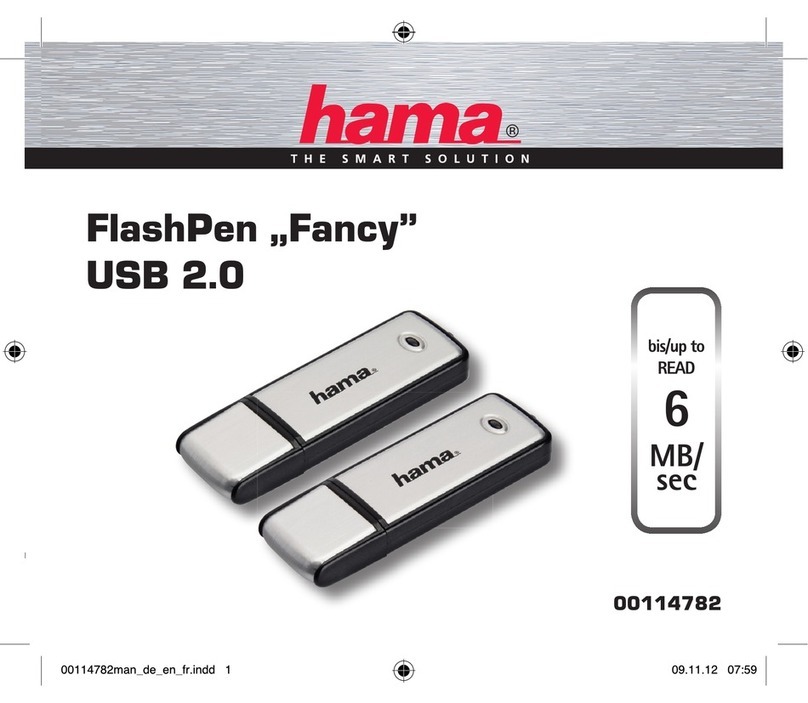 Hama Highspeed FlashPen Floater USB 2.0 User manual Hama Highspeed FlashPen Floater USB 2.0 User manual