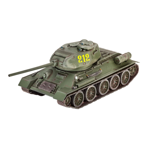 REVELL T-34/85 Tank & Siberian Rifleman User manual