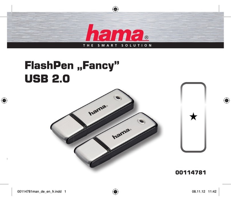 Hama Highspeed FlashPen Floater USB 2.0 User manual Hama Highspeed FlashPen Floater USB 2.0 User manual