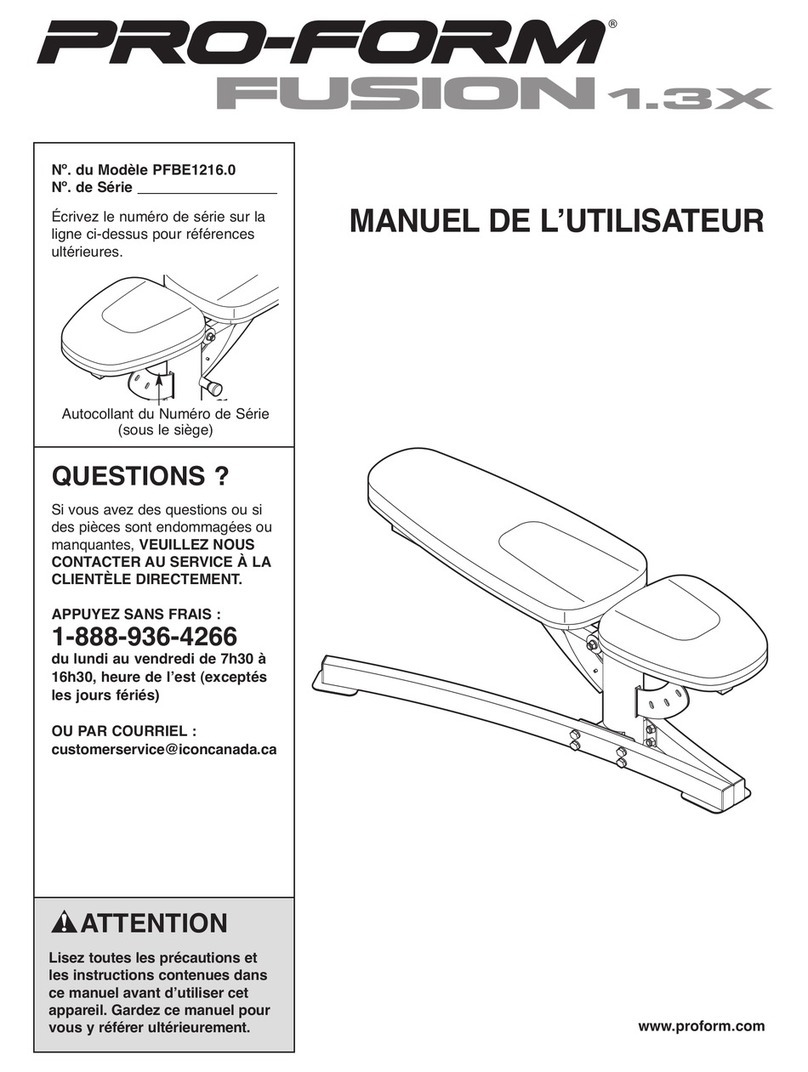 Reebok V2500 Treadmill Manuel de l'utilisateur