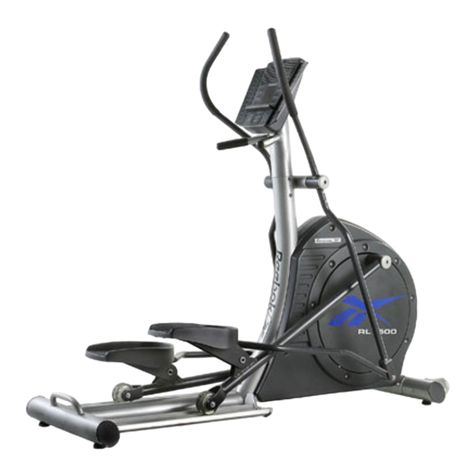 Reebok Rl 1500 Elliptical User manual