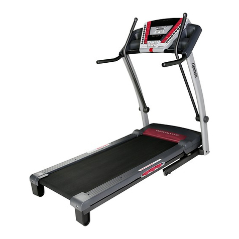 Reebok Crosswalk V 7.9 Treadmill User manual