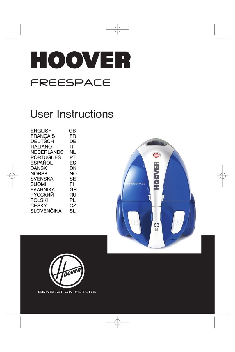 Hoover FREESPACE User manual