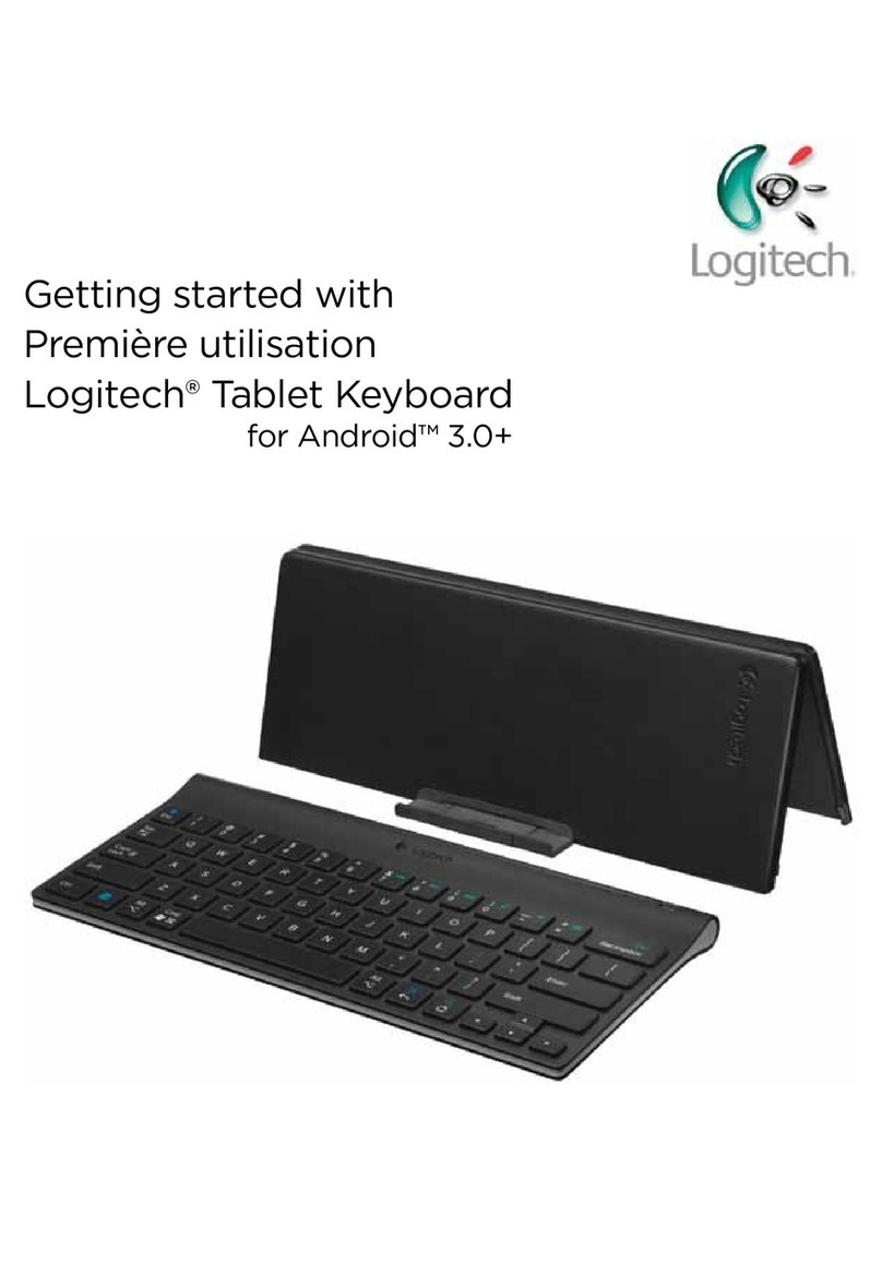 Logitech Tablet Keyboard User manual