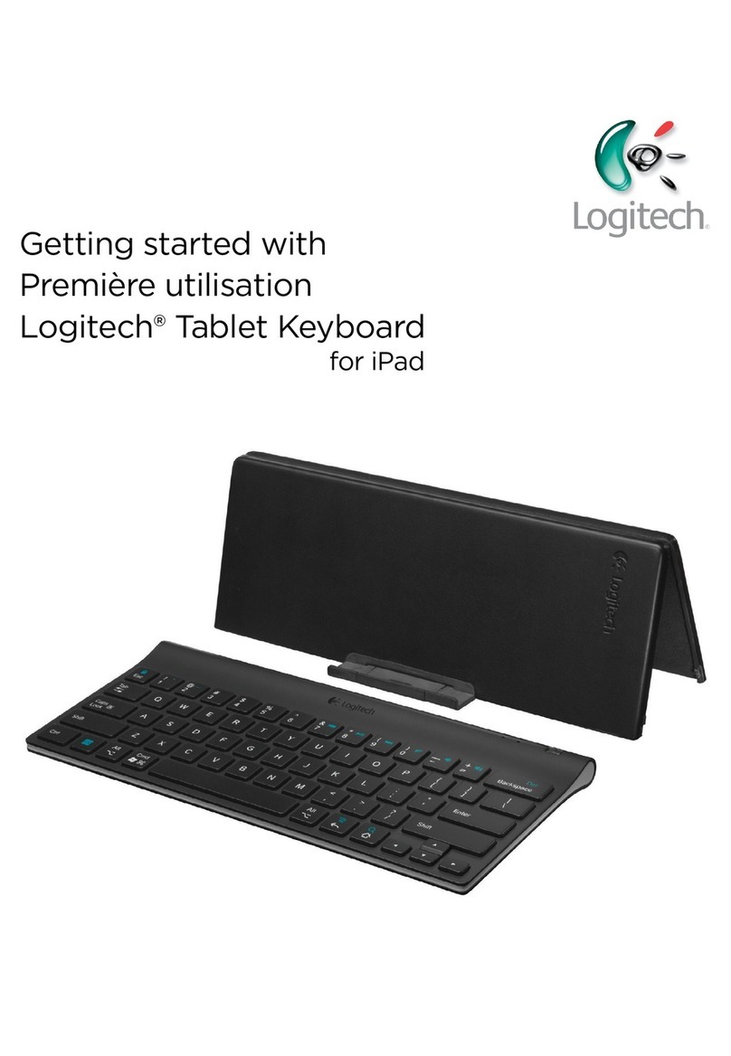 Logitech Tablet Keyboard for iP User manual