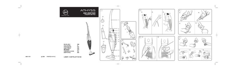Hoover ATHYSS REVERTER User instructions