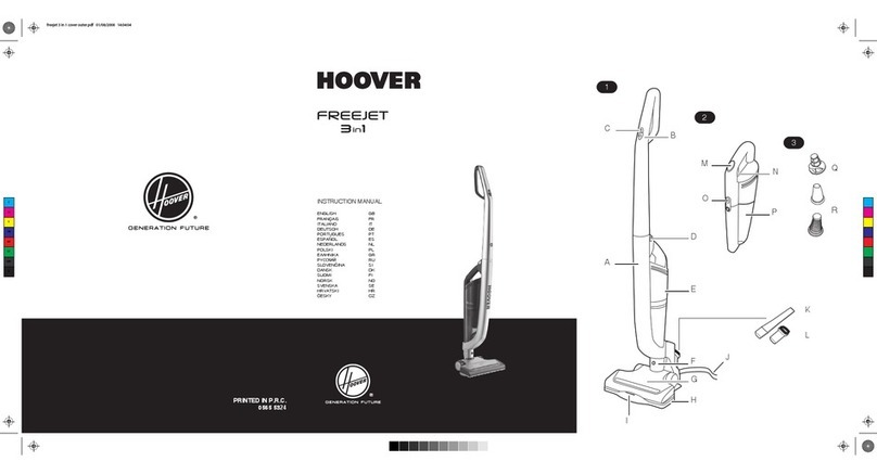 Hoover Freejet 3in1 instruction manual