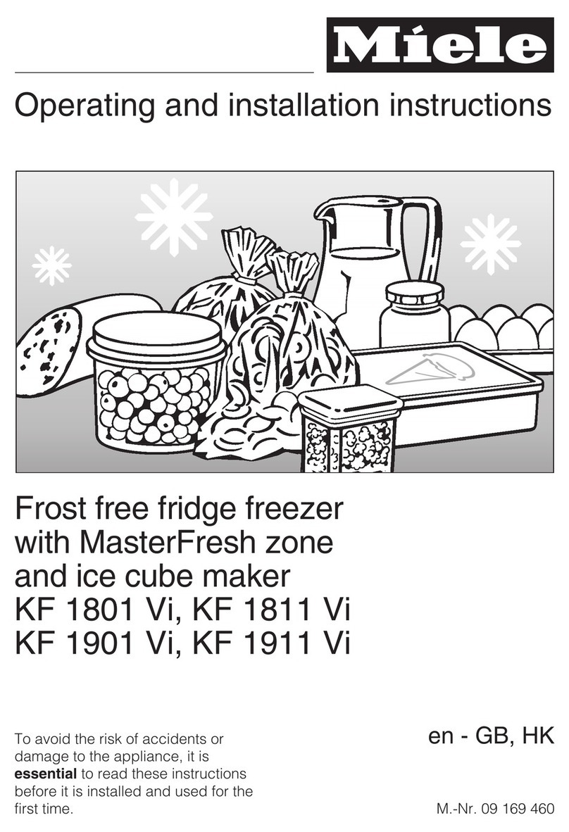 Miele KF 1911 Vi OPERATING AND INSTALLATION Manual