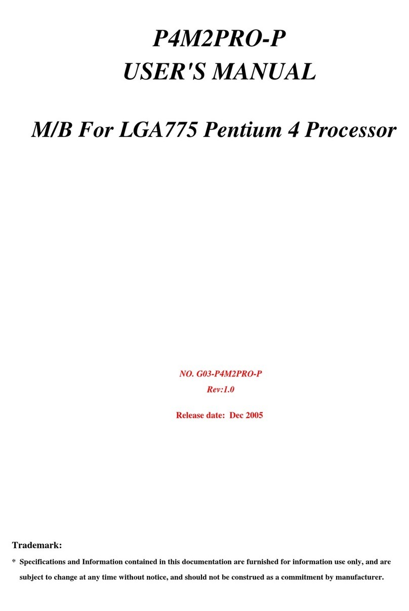 JETWAY P4M2PRO-P User manual