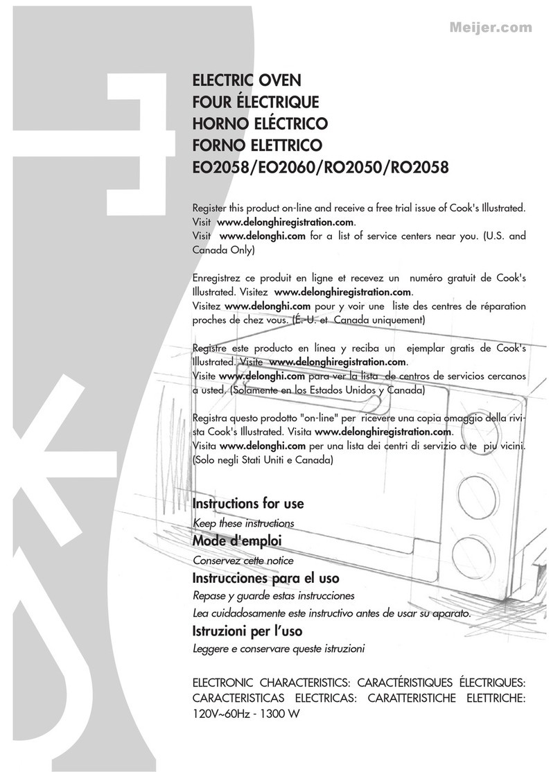 DeLonghi EO2058 manual&nbsp;