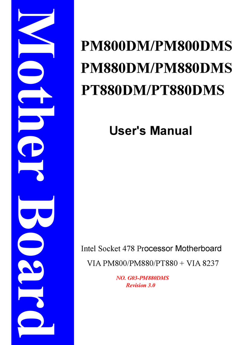 JETWAY PM800DM User manual