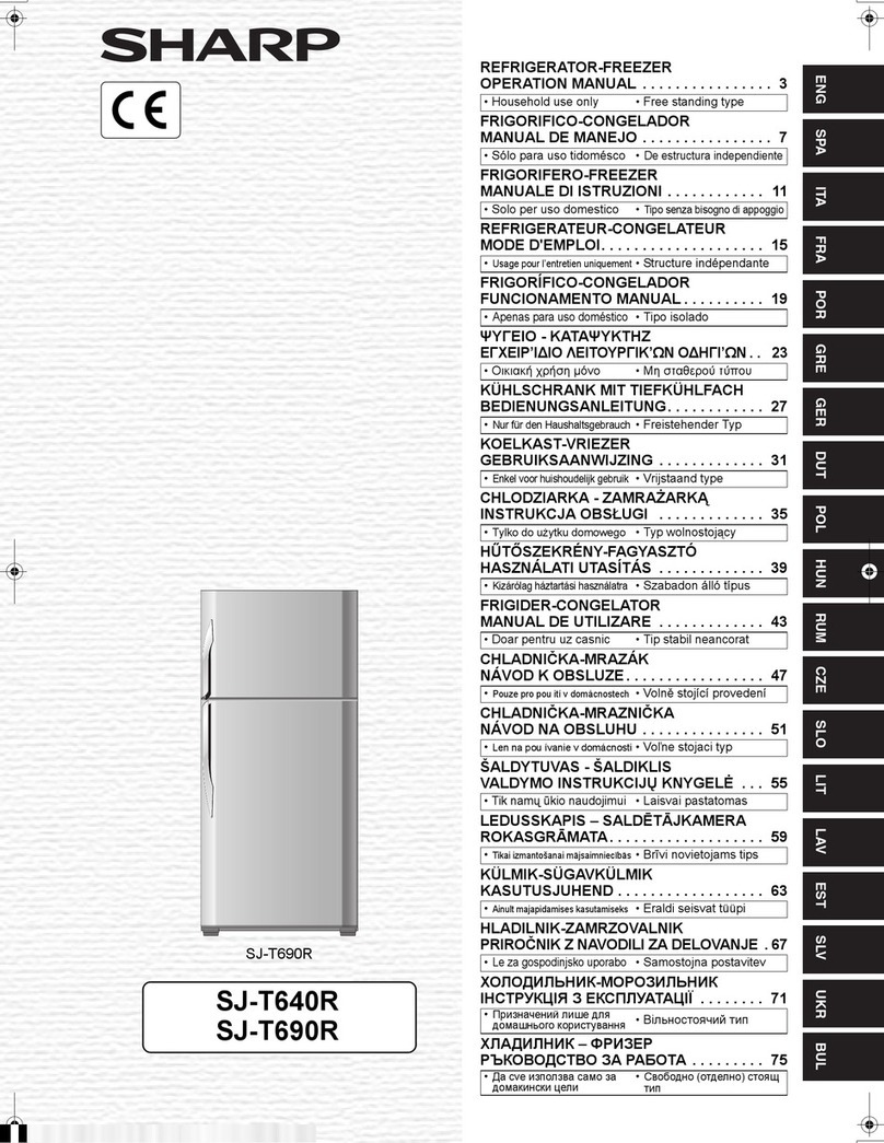 Sharp SJ-T640R User manual Sharp SJ-T640R User manual