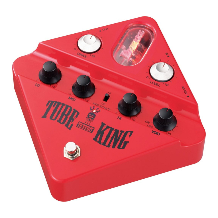 Ibanez tube king distortion TK999HT User manual