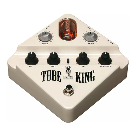 Ibanez Tube King Overdrive TK999OD User manual Ibanez Tube King Overdrive TK999OD User manual