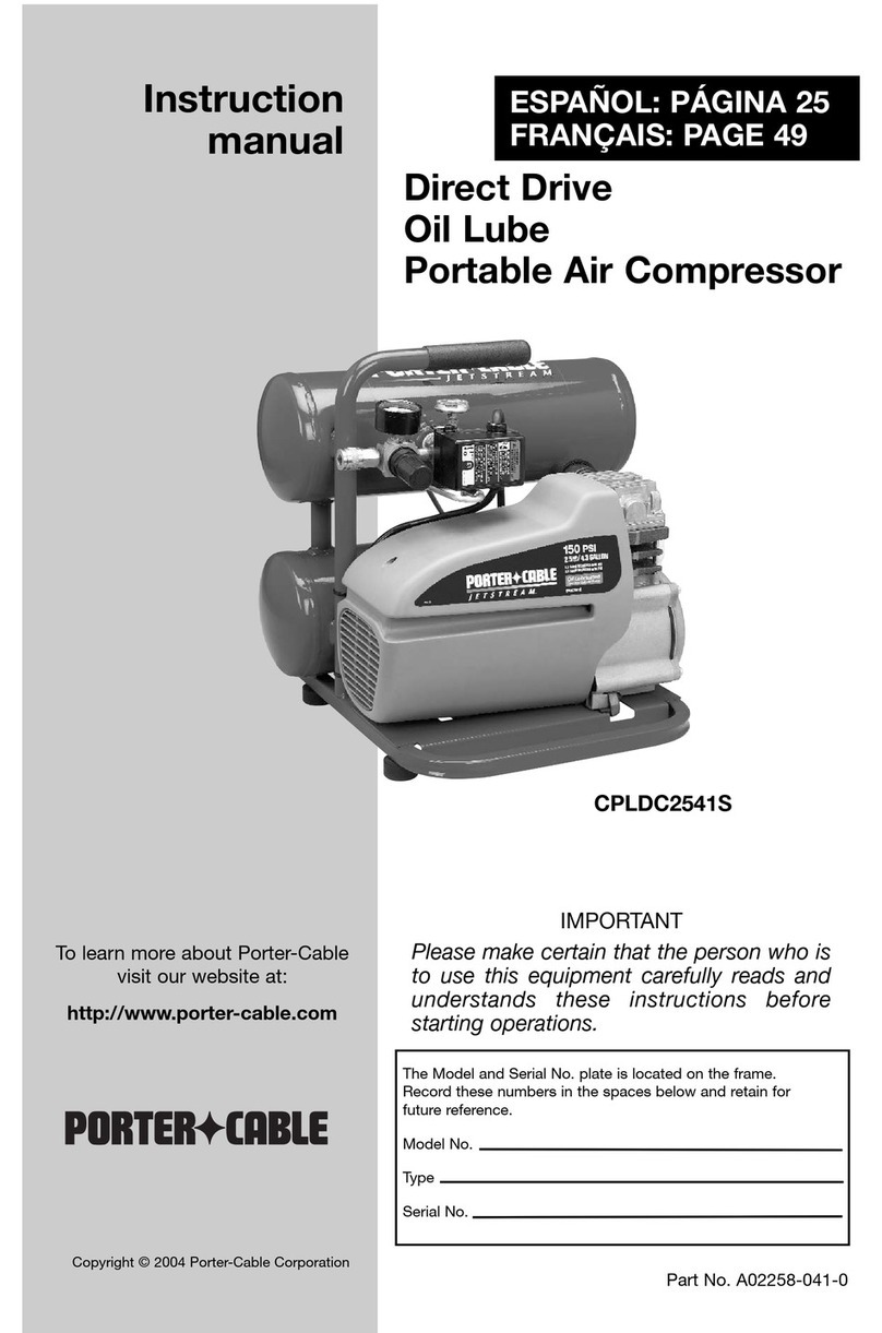 Porter-Cable CPLDC2541S instruction manual