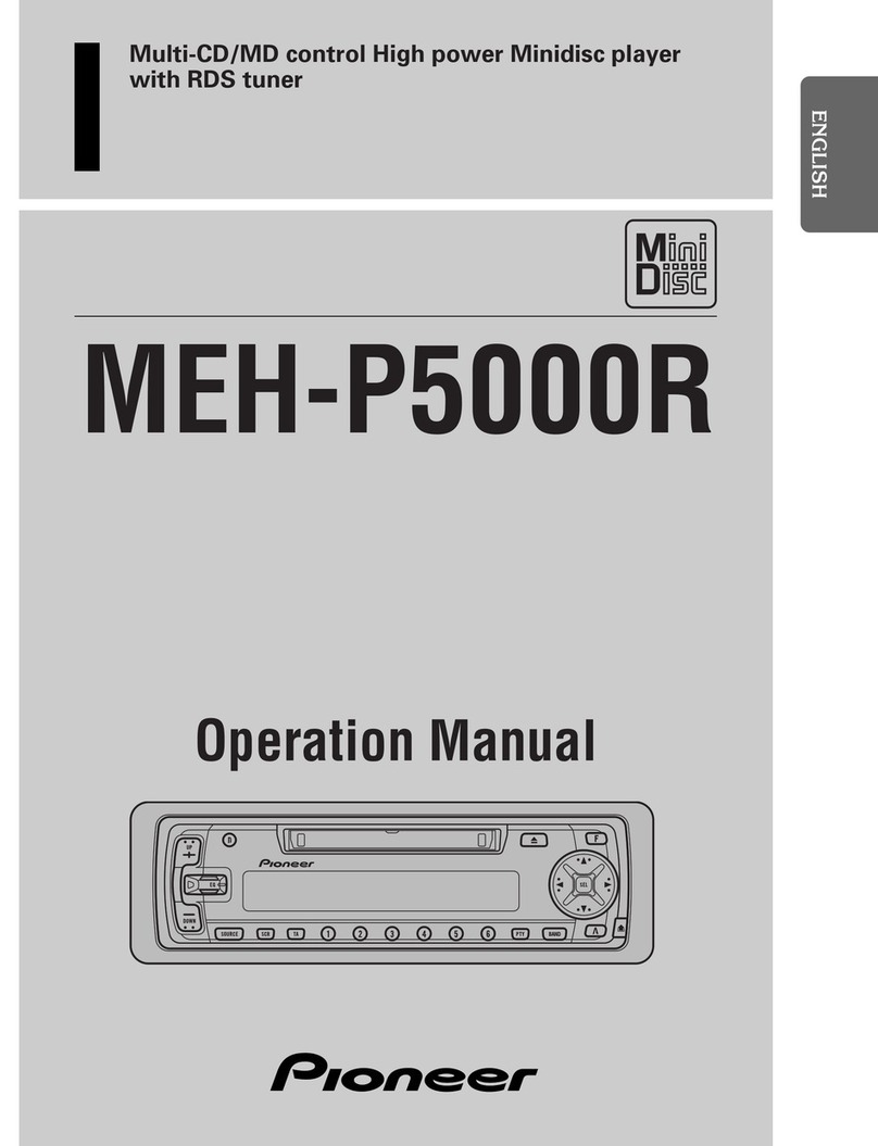 Pioneer MEH-P5000R Operation manual