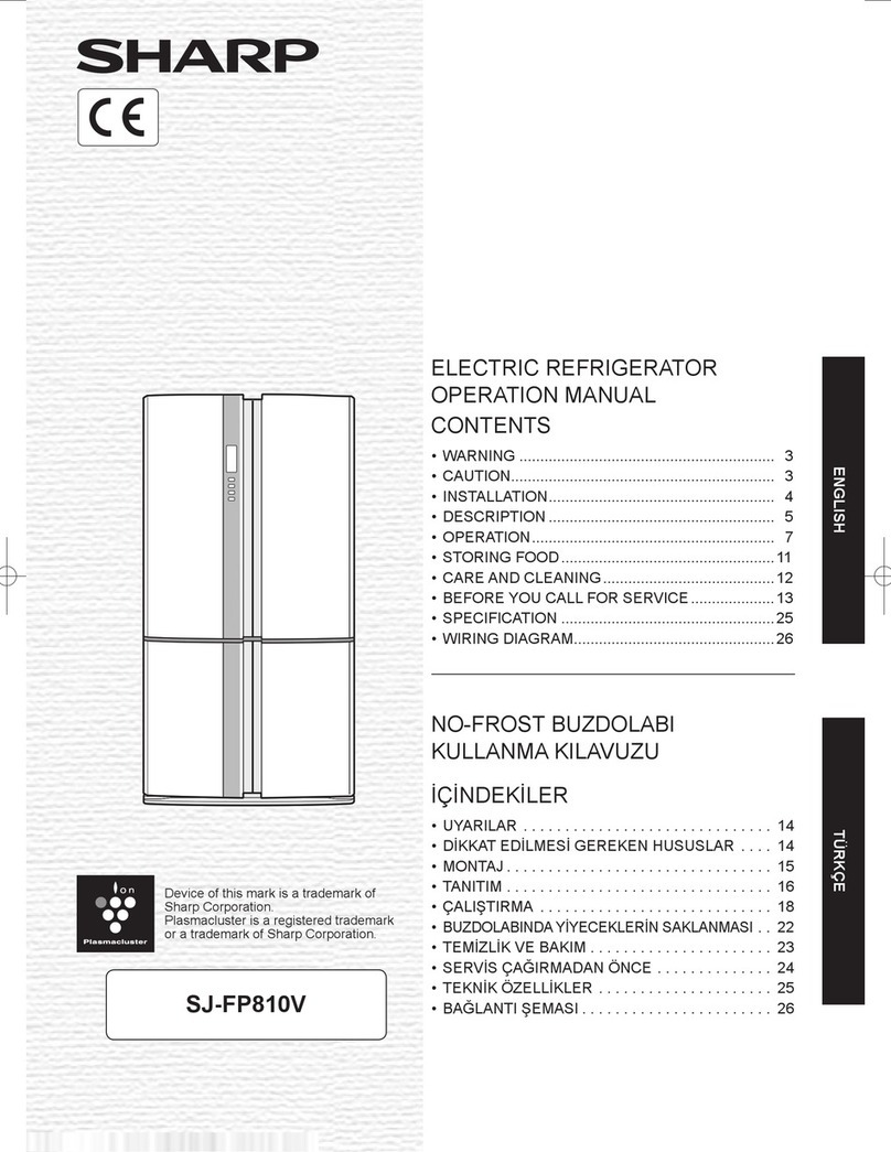 Sharp SJ-FP810V User manual
