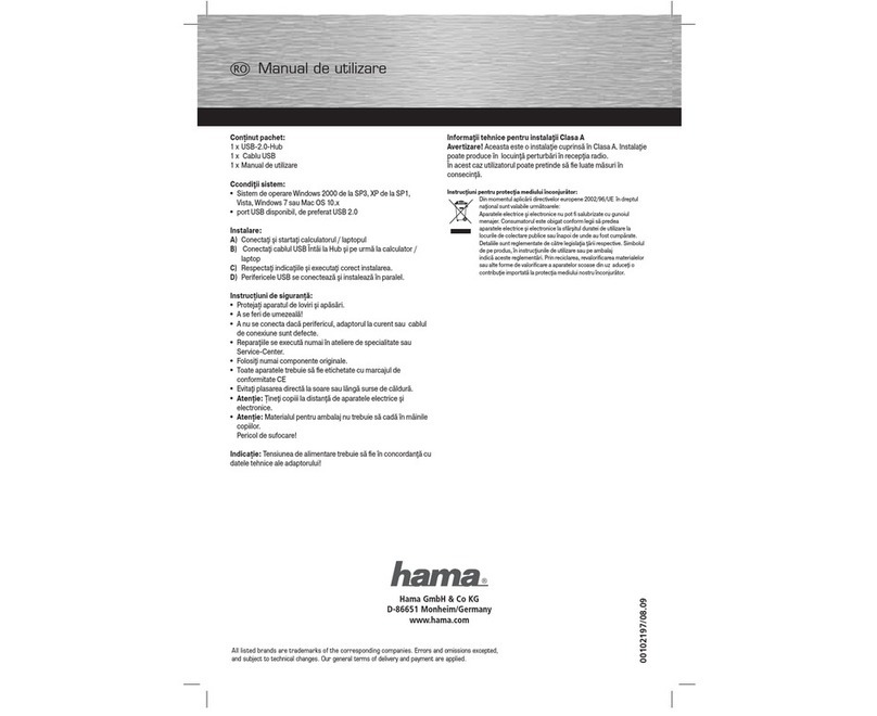 Hama 102197 User manual Hama 102197 User manual