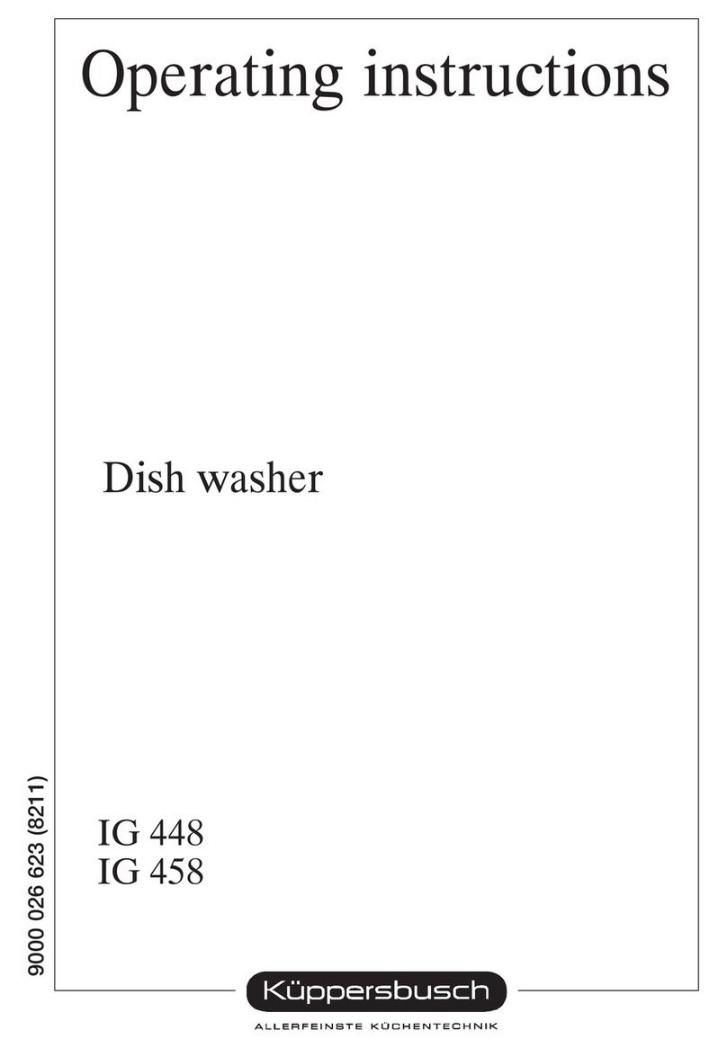 Kuppersbusch IG 448 Series operating instructions