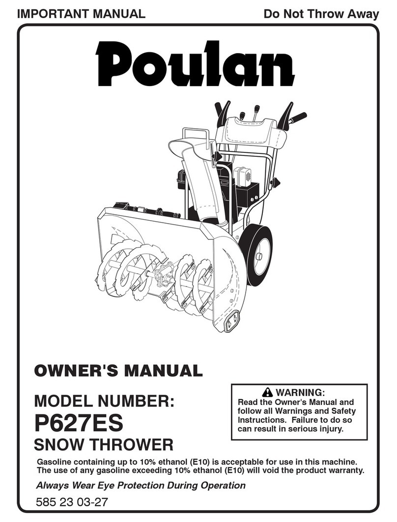 Poulan Pro P627ES user manual