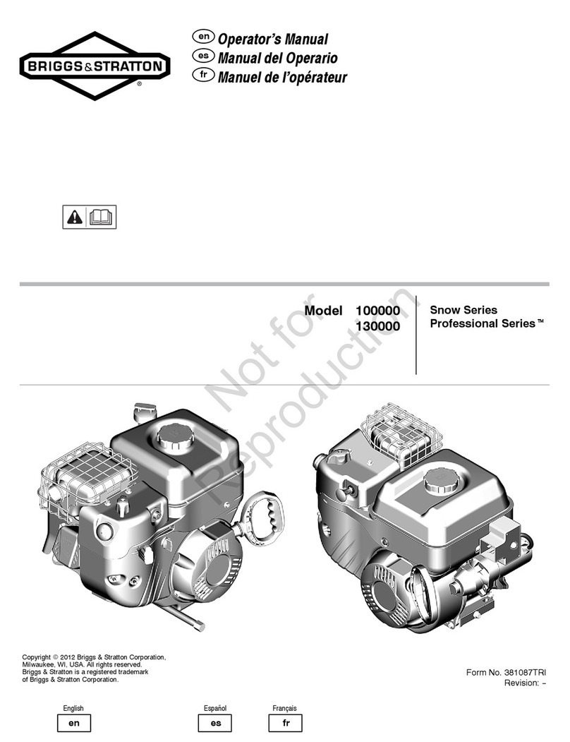Briggs & Stratton L824E User manual