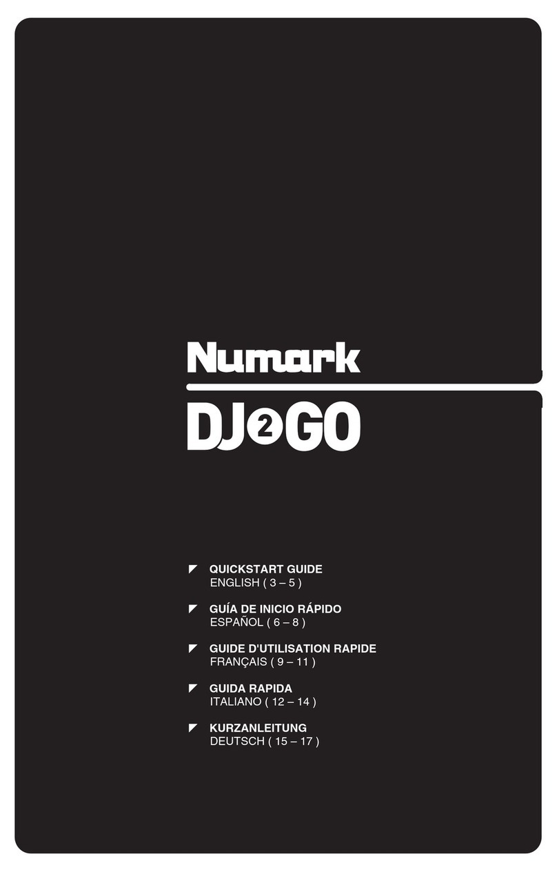 Numark DJ2GO User manual