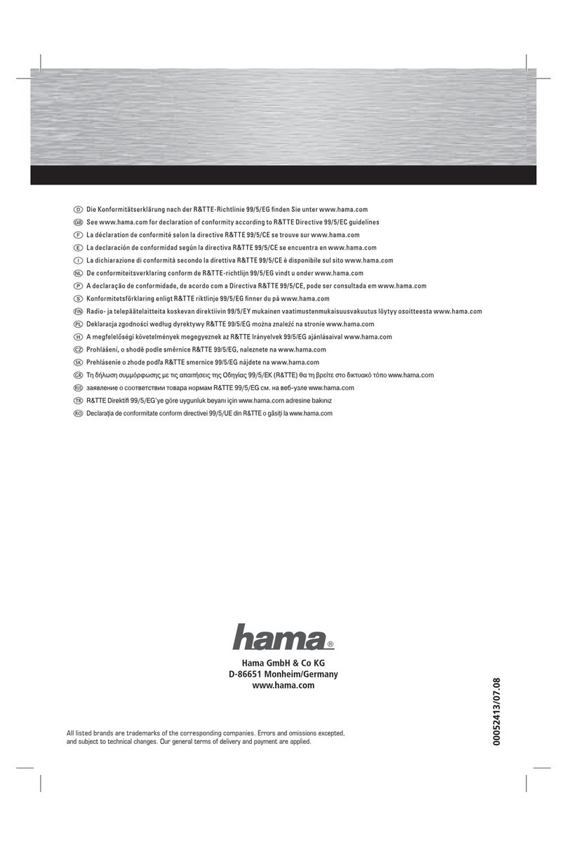 Hama EP1 User manual Hama EP1 User manual