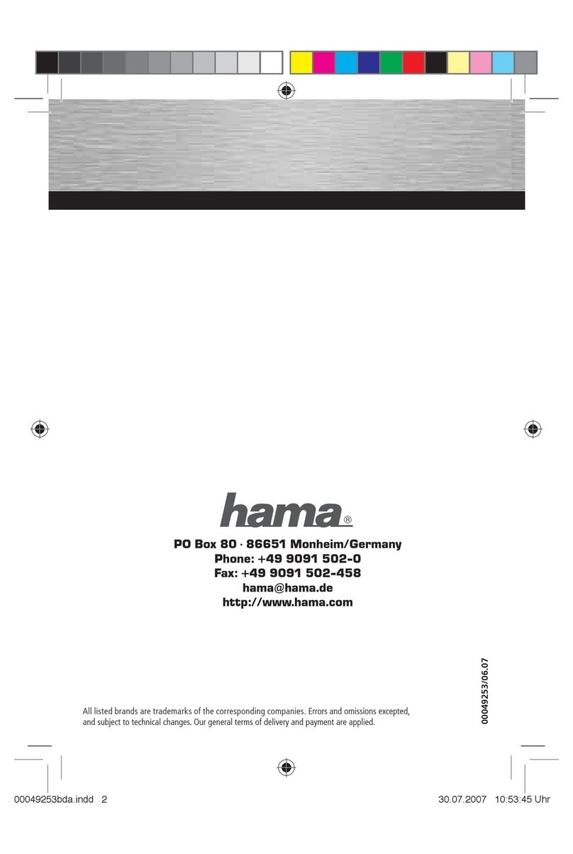 Hama 49253 User manual