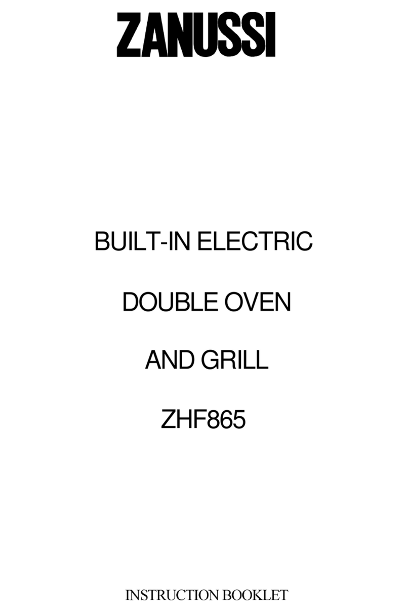 Zanussi ZHF865 Instruction booklet