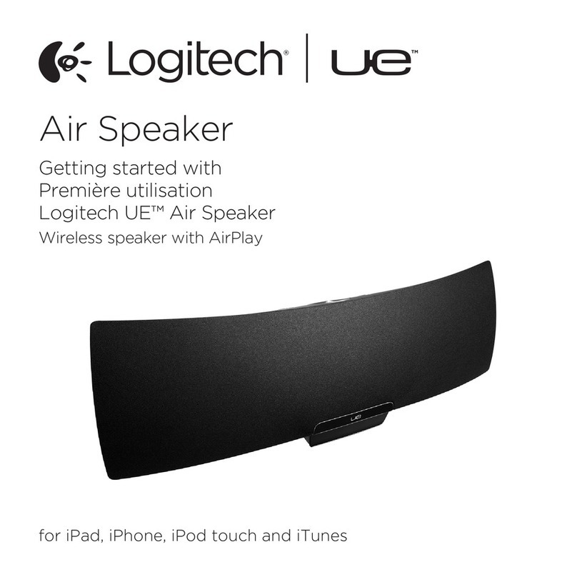 Logitech Air Speaker User manual