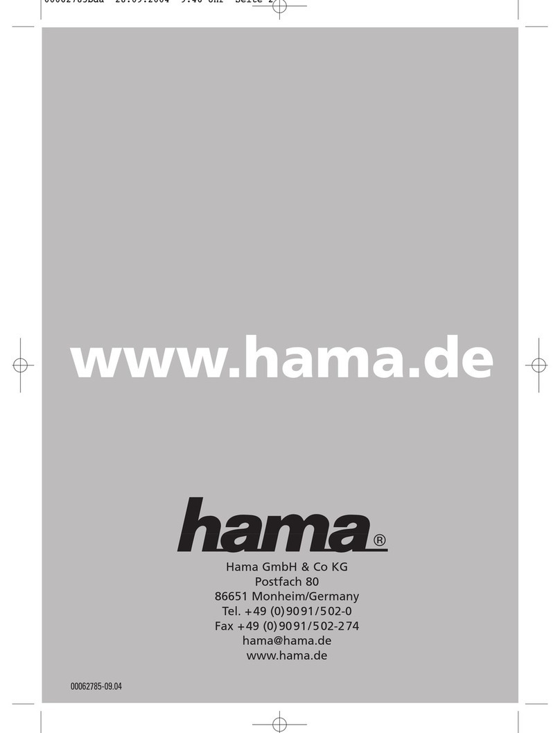 Hama 62785 User manual