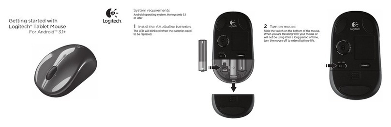 Logitech Tablet Mouse Getting started with
