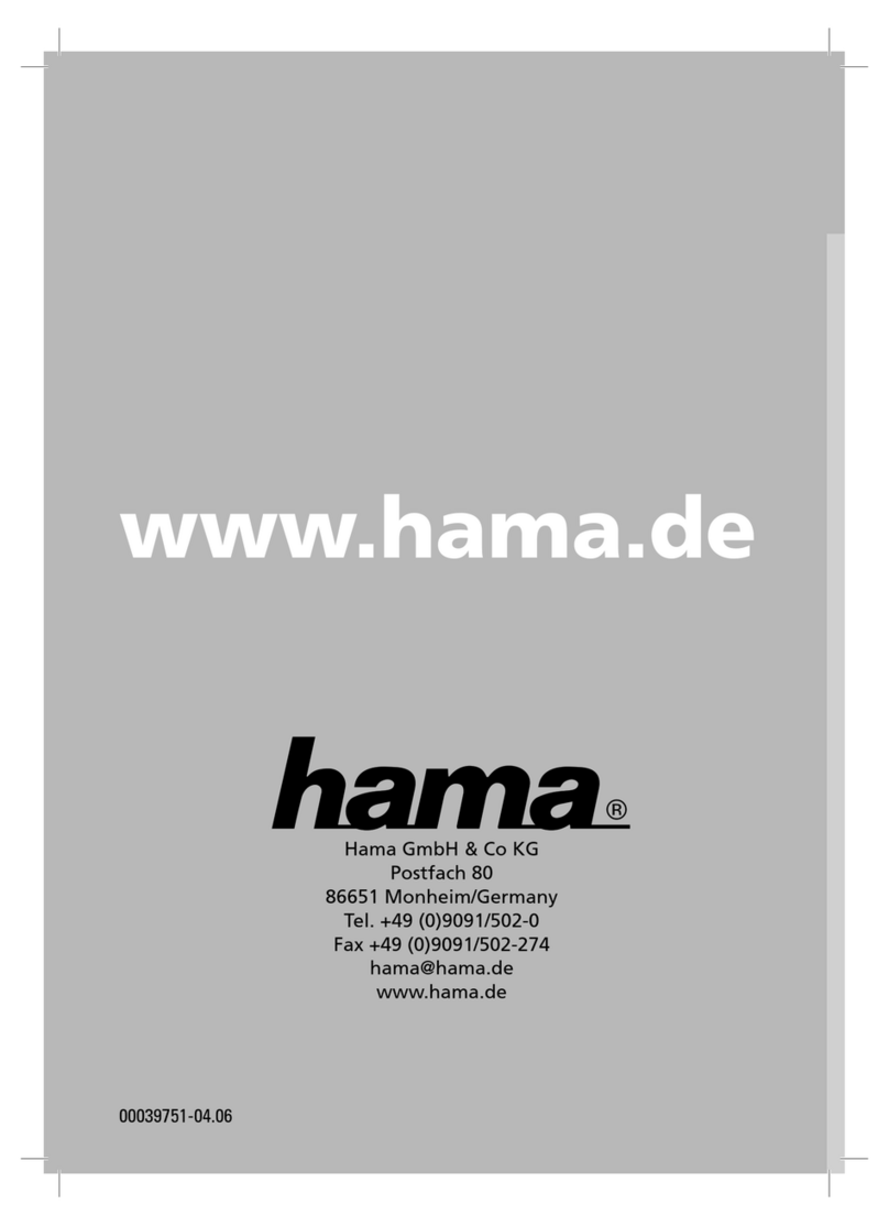 Hama 39751 User manual