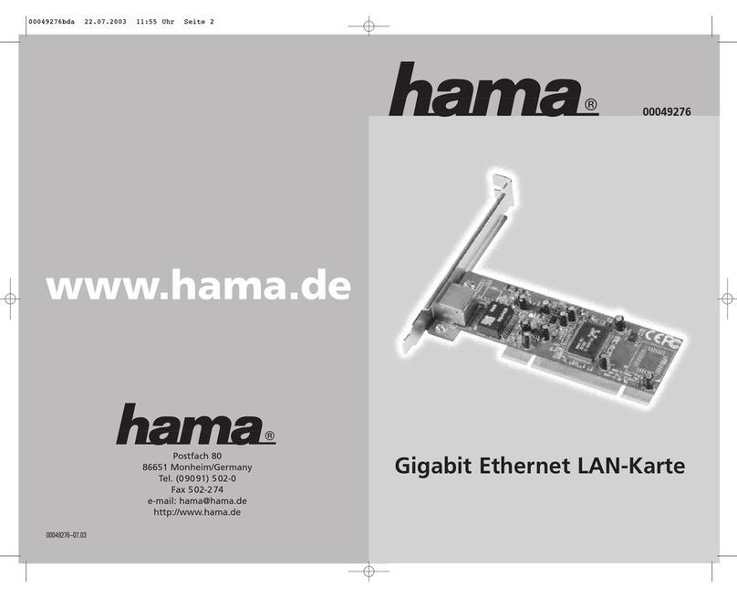 Hama 49276 Operating instruction Hama 49276 Operating instruction