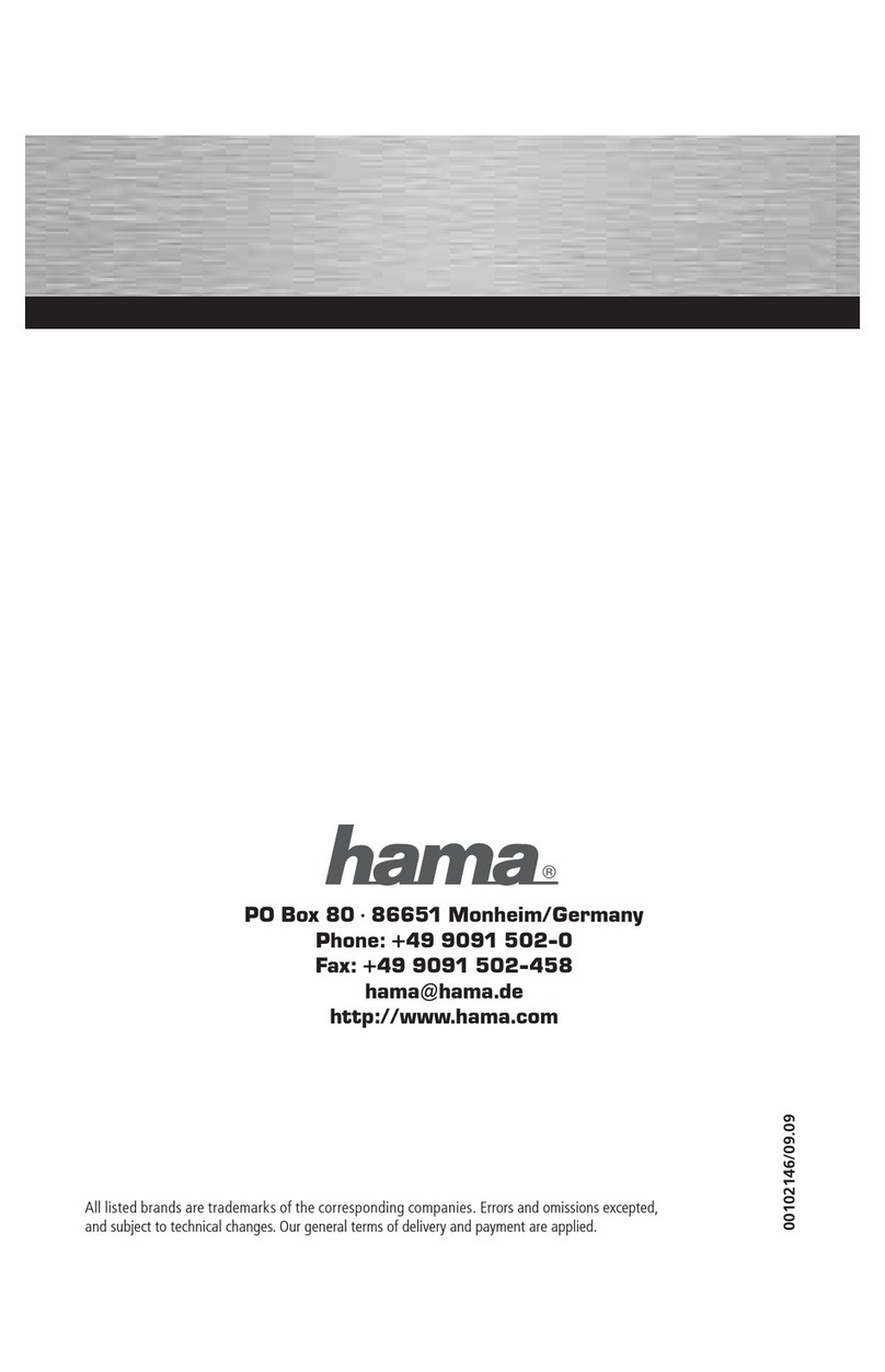 Hama 102146 User manual