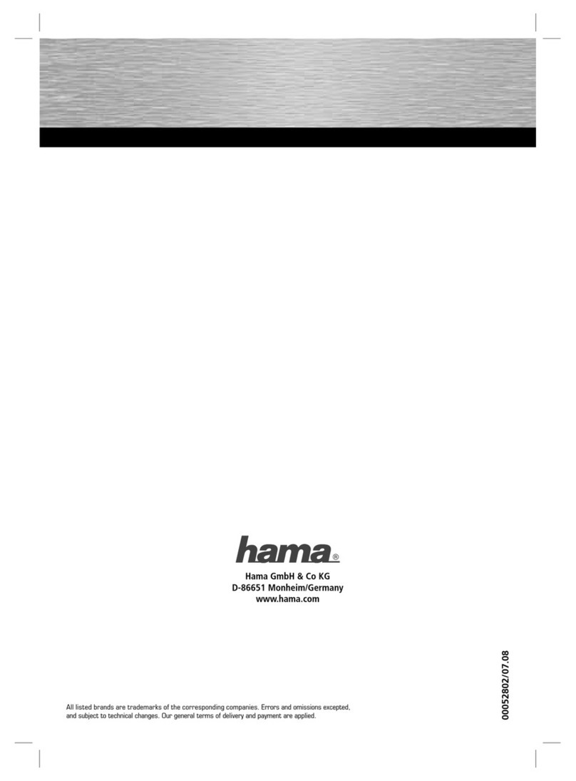Hama I 470 Operating	 instruction