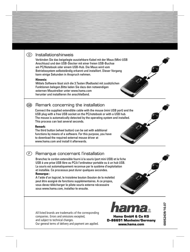 Hama M522 User manual