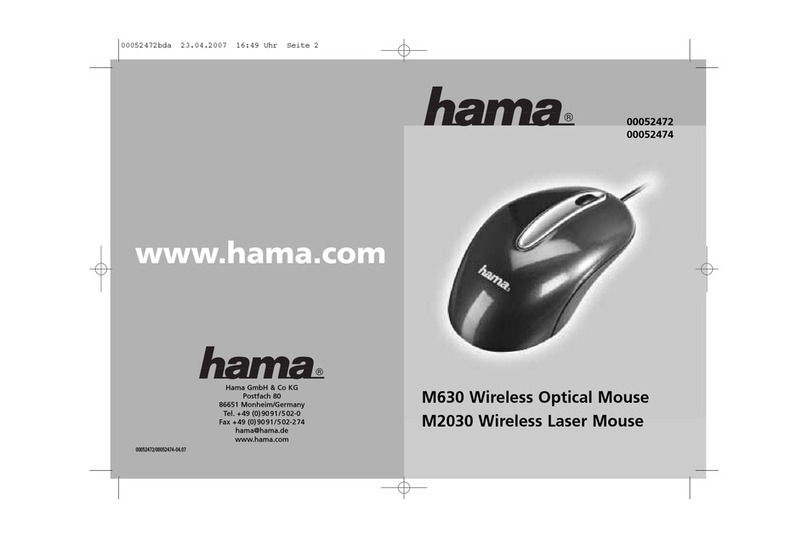 Hama M630 User manual