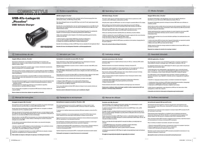 Hama 102292 Operating	 instruction