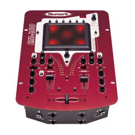 Numark EM260 User manual