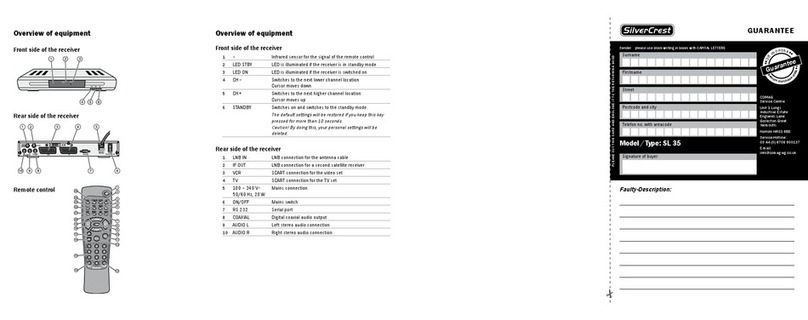 Silvercrest SL 35 User manual