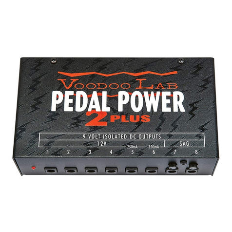 Voodoo Lab PEDAL POWER 2PLUS user manual