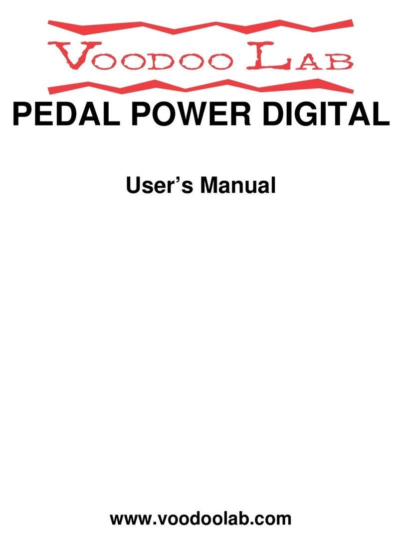 Voodoo Lab PEDAL POWER DIGITAL user manual