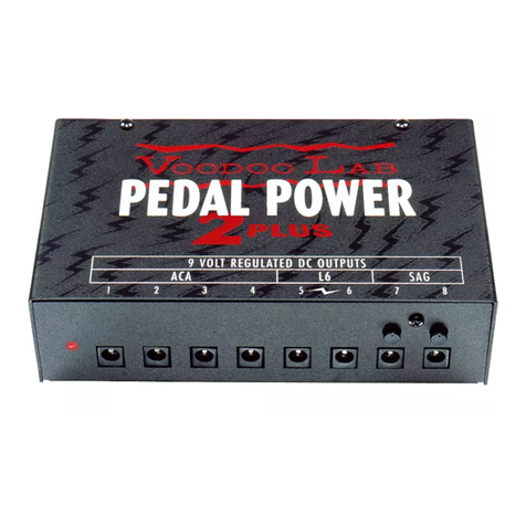 Voodoo Lab PEDAL POWER 2 User manual