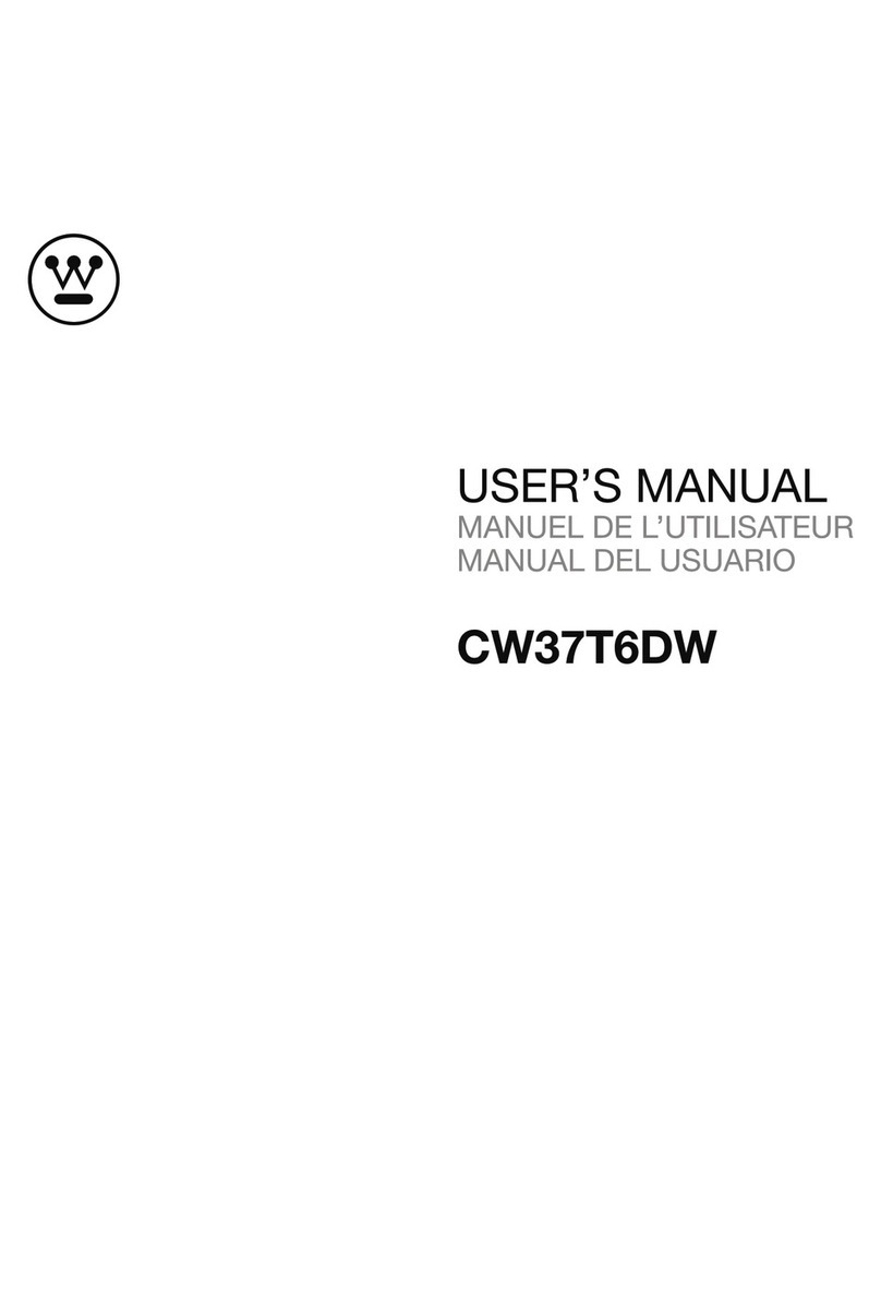 Westinghouse CW37T6DW User manual