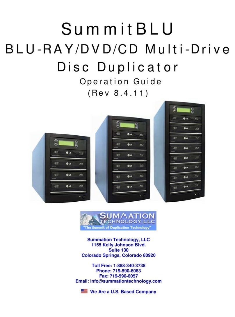 Summation Technology SummitBLU Operation guide