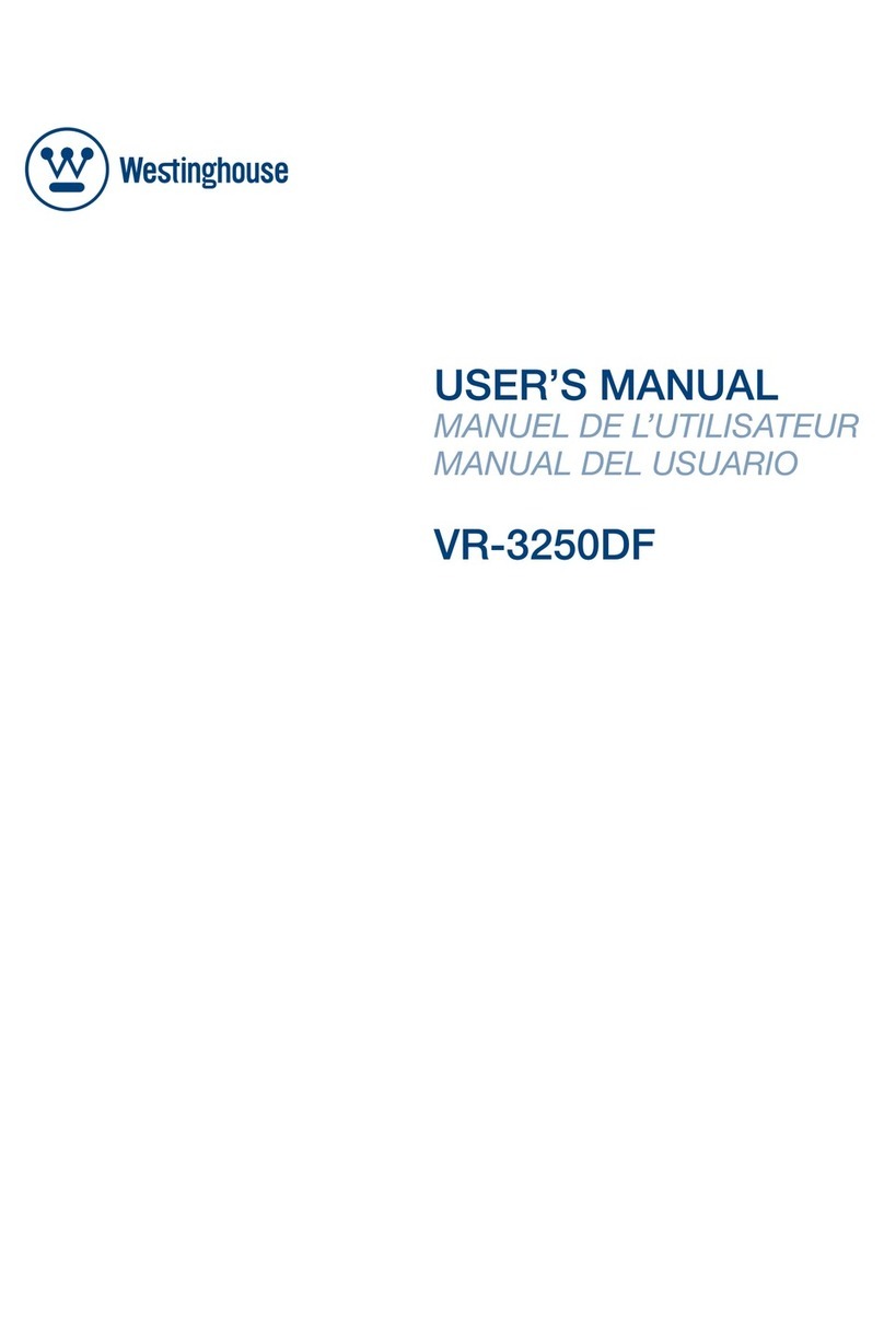 Westinghouse VR-3250DF User manual