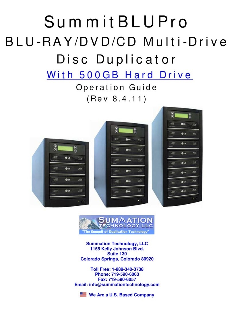 Summation Technology SummitBLUPro Operation guide