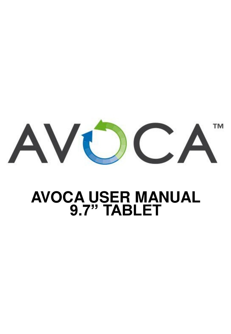 Avoca 9.7" TABLET user manual