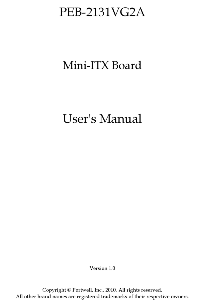 Portwell PEB-2131VG2A User manual